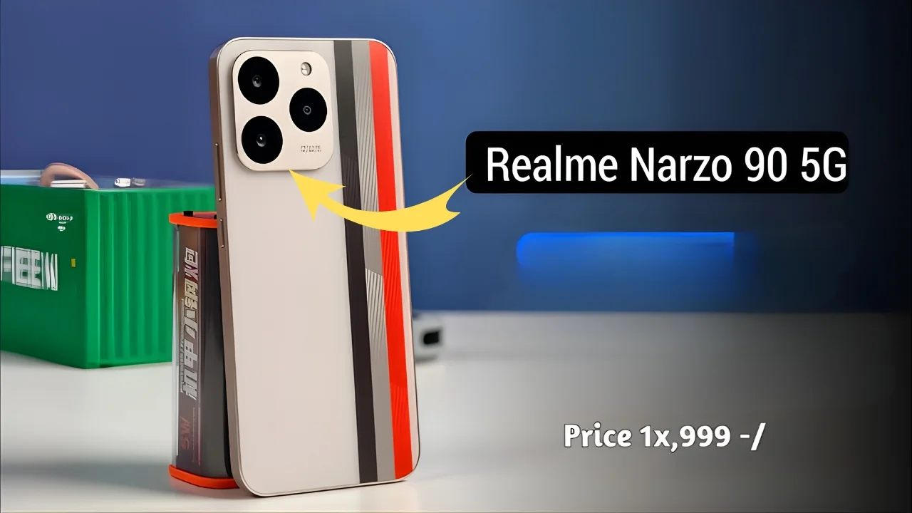 Realme Narzo 90 – Sleek design Smartphone with 7000mAh battery