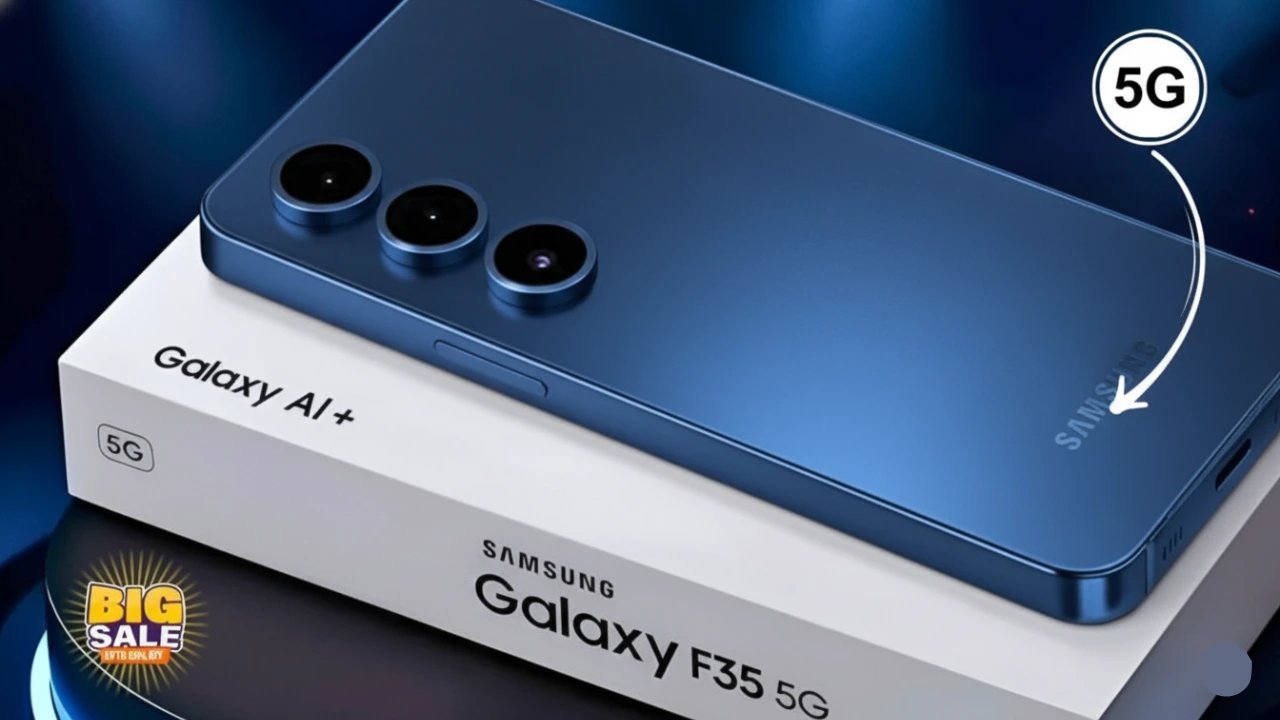 Samsung Galaxy F35 5G Redefines the Mid-Range Experience with a Sleek Premium Design, Long-Lasting Powerful Battery, and a Stunning Vibrant AMOLED Display Built for Modern Smartphone Users