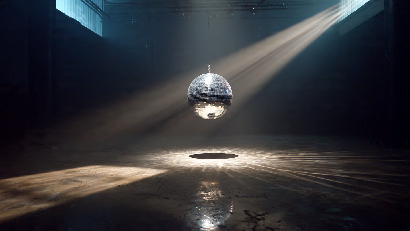How to Use a Disco Ball to Brighten a Dim Space