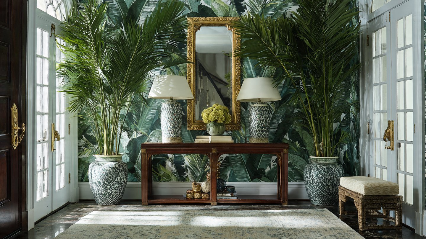 How Does a Statement Palm Transform Your Entryway This Season?