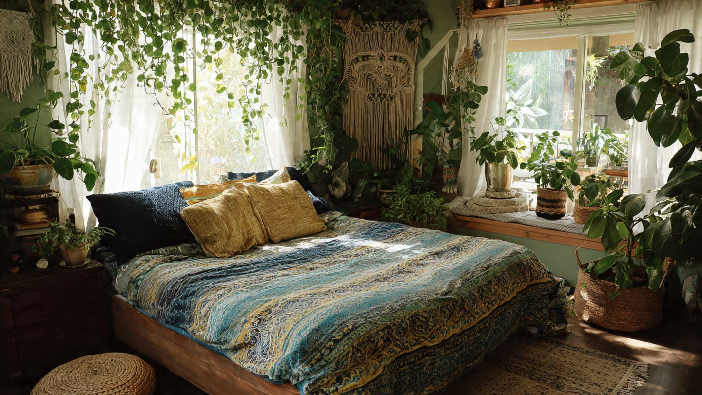 Which Plants Transform Your Bedroom into a Natural Bohemian Oasis?