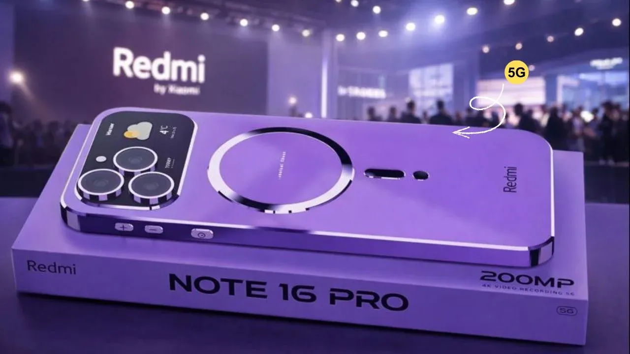 Redmi Note 16 Pro 5G Launched — 250MP DSLR Camera, 12GB RAM & 180W Charging at Just ₹11,990!