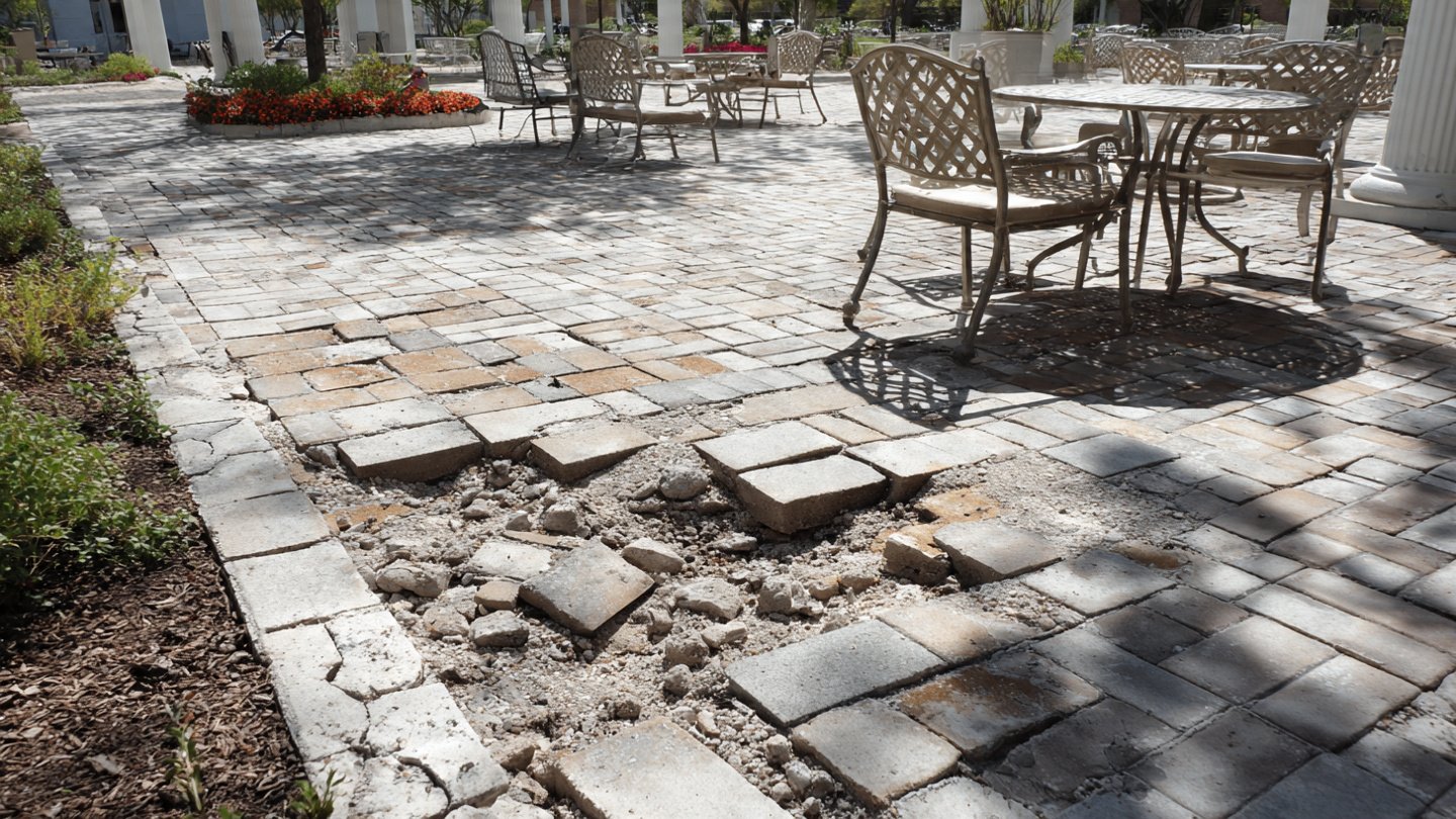 What Causes Your Patio Pavers to Sink and How Can You Fix It?